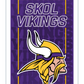 MINNESOTA VIKINGS RECTANGLE NEOLITE LED WALL DECOR