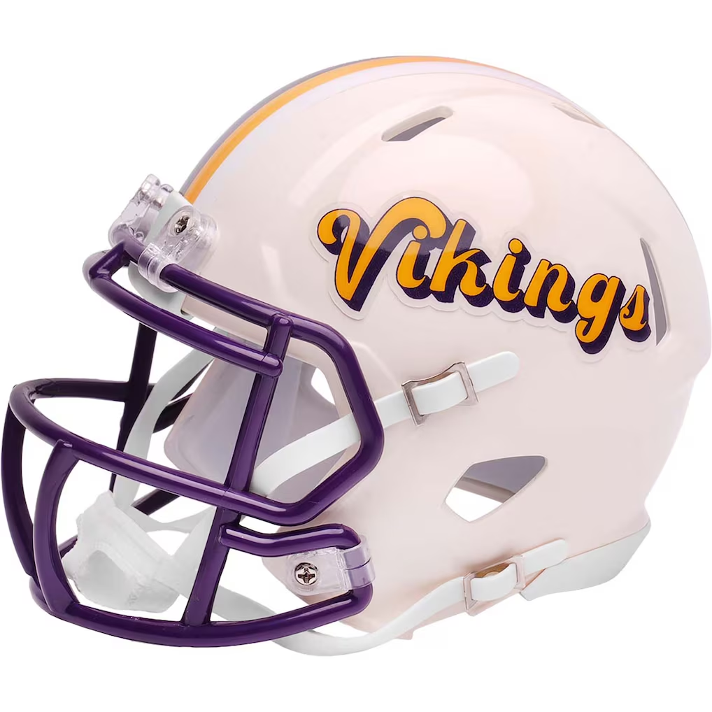 MINNESOTA VIKINGS RETRO COLLECTION RIDDELL SPEED MINI HELMET