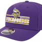 MINNESOTA VIKINGS STATED 9SEVENTY STRETCH-SNAP ADJUSTABLE HAT - PURPLE