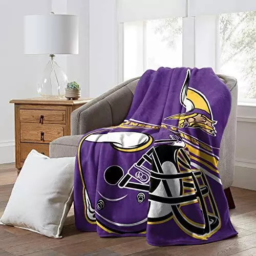 MINNESOTA VIKINGS TEAM 60"X80" ROYAL PLUSH RASCHEL BLANKET