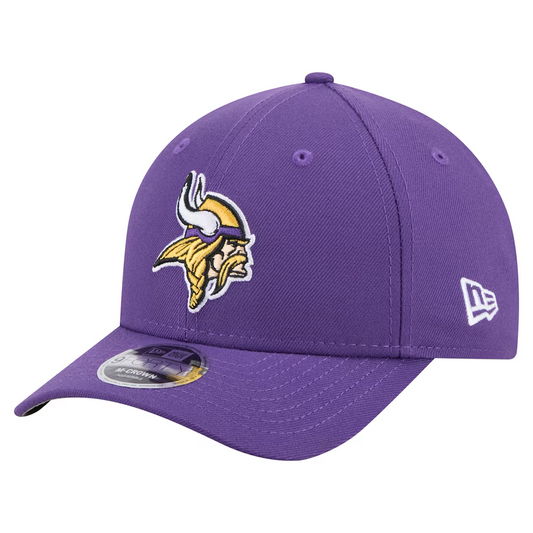 MINNESOTA VIKINGS TEAM COLLECTION 9FORTY M-CROWN SNAPBACK ADJUSTABLE HAT - PURPLE