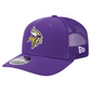 MINNESOTA VIKINGS TEAM COLLECTION 9SEVENTY STRETCH SNAP ADJUSTABLE HAT - PURPLE