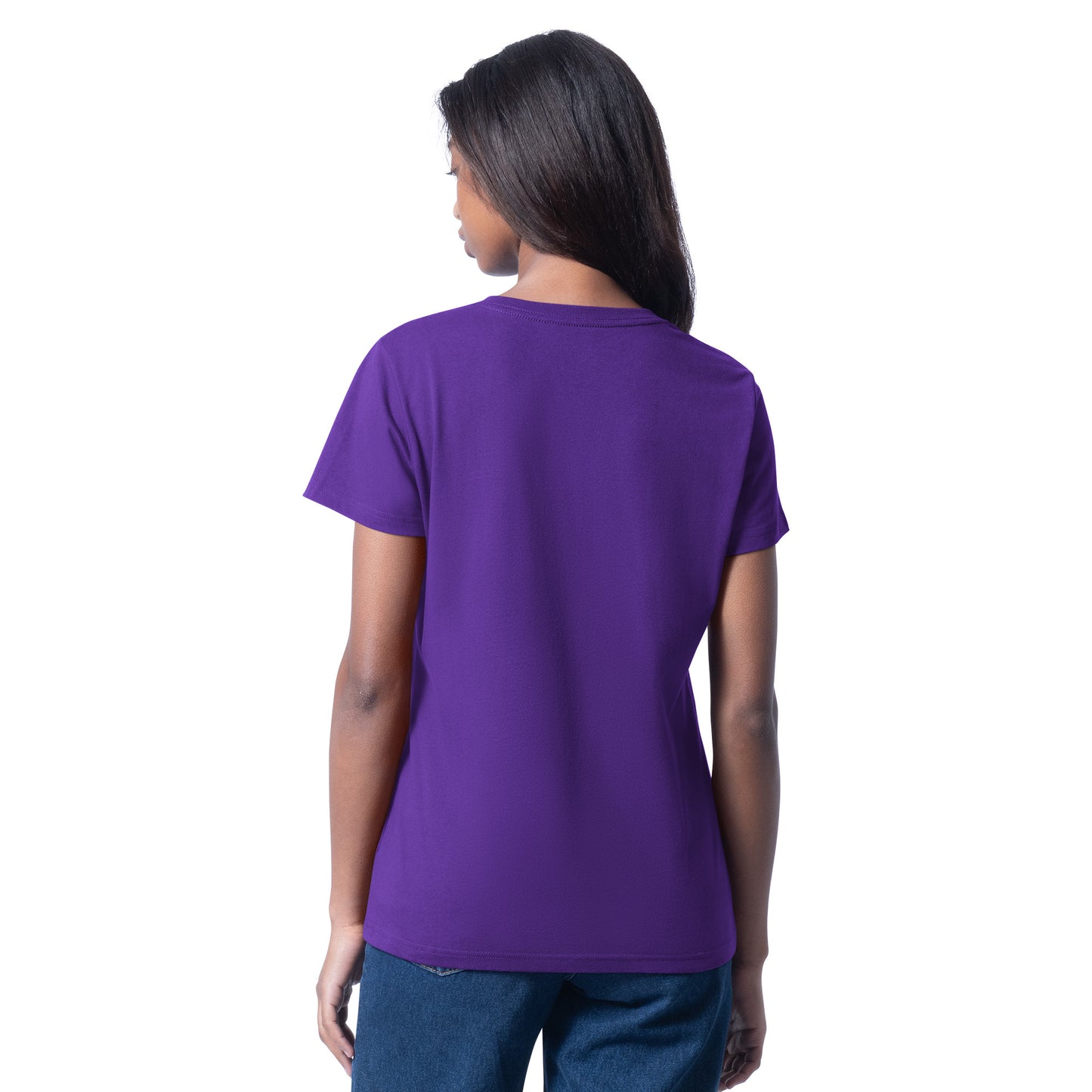 MINNESOTA VIKINGS WOMEN'S G-III 4HER BY CARL BANKS CHEER DANCE II T-SHIRT - PURPLE