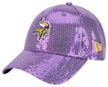 MINNESOTA VIKINGS WOMEN'S SEQUIN 9FORTY ADJUSTABLE HAT - PURPLE