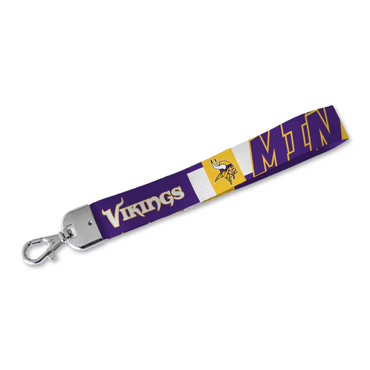 MINNESOTA VIKINGS WRISTLET LANYARD KEYCHAIN
