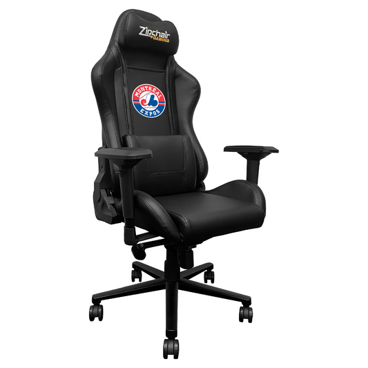 MONTREAL EXPOS XPRESSION PRO GAMING CHAIR WITH COOPERSTOWN LOGO