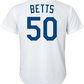 MOOKIE BETTS KIDS REPLICA LOS ANGELES DODGERS JERSEY-BLANCO