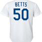 MOOKIE BETTS YOUTH REPLICA LOS ANGELES DODGERS JERSEY - WHITE
