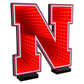 NEBRASKA CORNHUSKERS LED INFINITY LOGO LIGHT