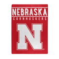 NEBRASKA CORNHUSKERS TEAM 60"X80" ROYAL PLUSH RASCHEL BLANKET