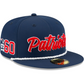 NEW ENGLAND PATRIOTS 2019 NFL SIDELINE HOME 59FIFTY FITTED HAT - NAVY