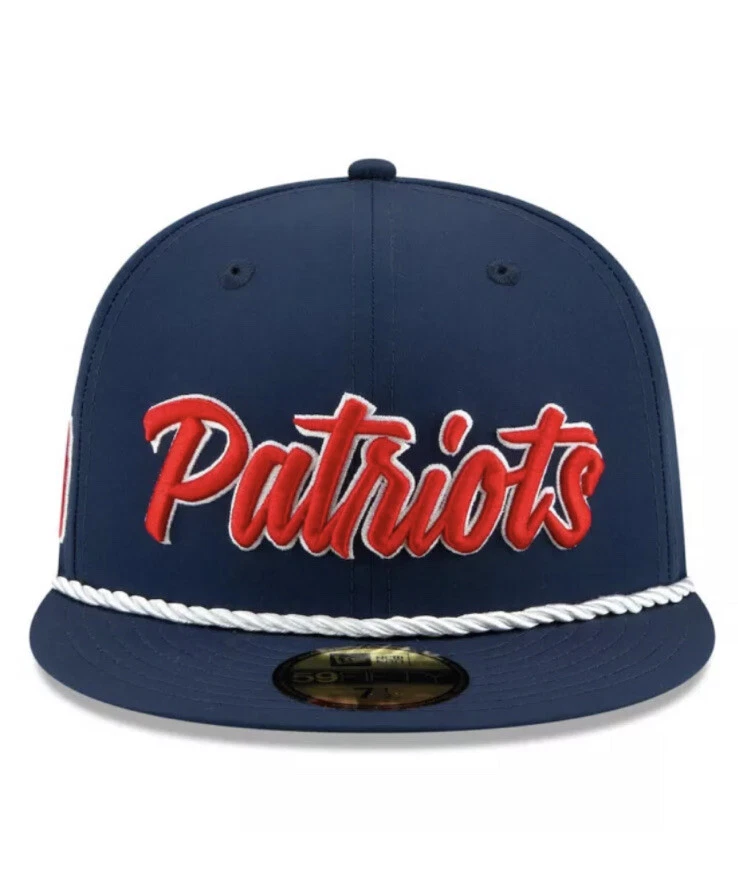 NEW ENGLAND PATRIOTS 2019 NFL SIDELINE HOME 59FIFTY FITTED HAT - NAVY