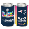 NEW ENGLAND PATRIOTS 2025 AFC CONFERENCE CHAMPIONS 12 OZ CAN COOLER