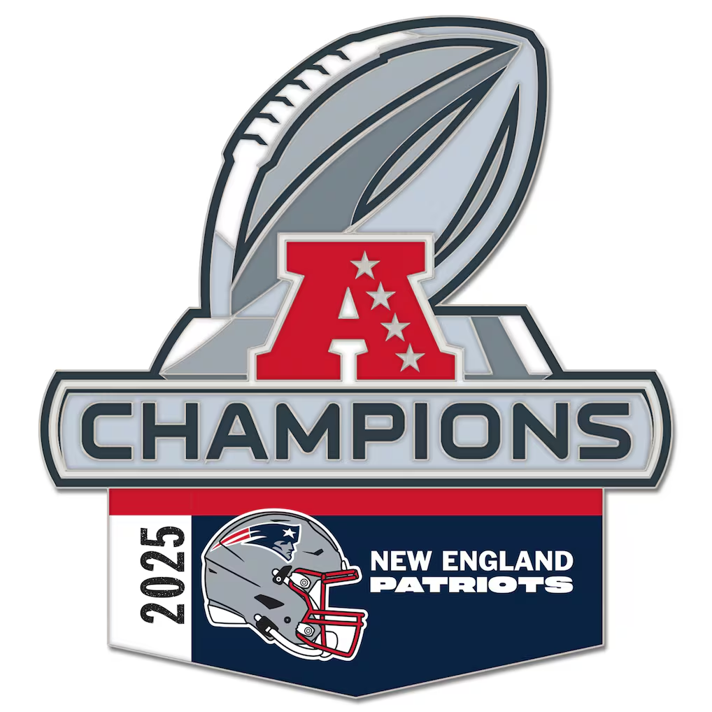 NEW ENGLAND PATRIOTS 2025 AFC CONFERENCE CHAMPIONS COLLECTORS PIN