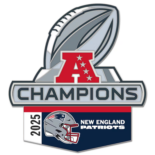 NEW ENGLAND PATRIOTS 2025 AFC CONFERENCE CHAMPIONS COLLECTORS PIN