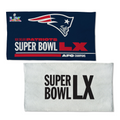 NEW ENGLAND PATRIOTS 2025 AFC CONFERENCE CHAMPIONS FULL COLOR LOCKER ROOM 22" X 42" 2-SIDED TOWEL