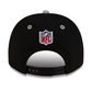 NEW ENGLAND PATRIOTS 2025 AFC CONFERENCE CHAMPIONS LOCKER ROOM 9FIFTY A-FRAME SNAPBACK HAT - BLACK