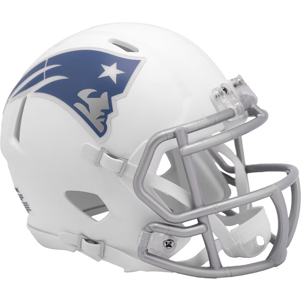 NEW ENGLAND PATRIOTS 2025 NFL RIVALRIES ONFIELD ALTERNATE RIDDELL SPEED MINI HELMET