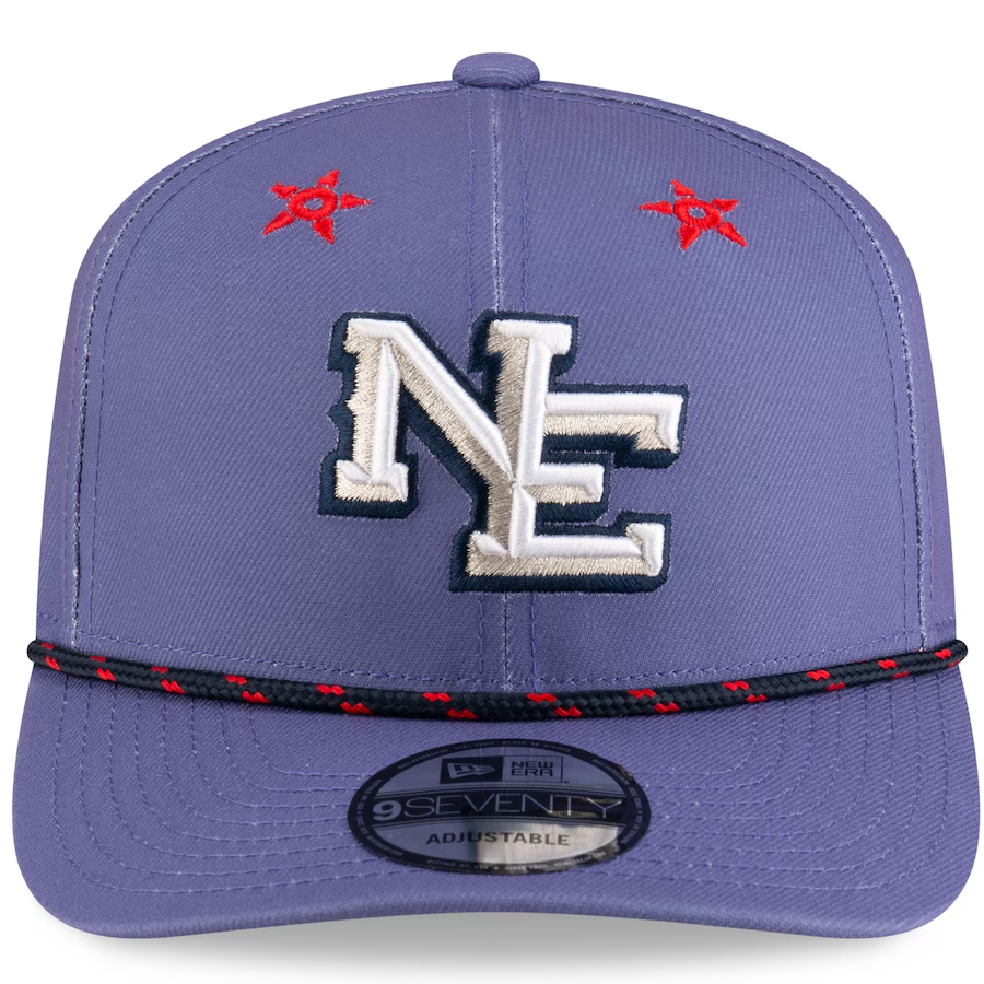 NEW ENGLAND PATRIOTS 2025 NFL RIVALRY SIDELINE COLLECTION 9SEVENTY ADJUSTABLE HAT - MEADOW BLUE