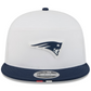 NEW ENGLAND PATRIOTS 2025 NFL TRAINING CAMP 9FIFTY SPLIT PANEL SNAPBACK HAT - WHITE