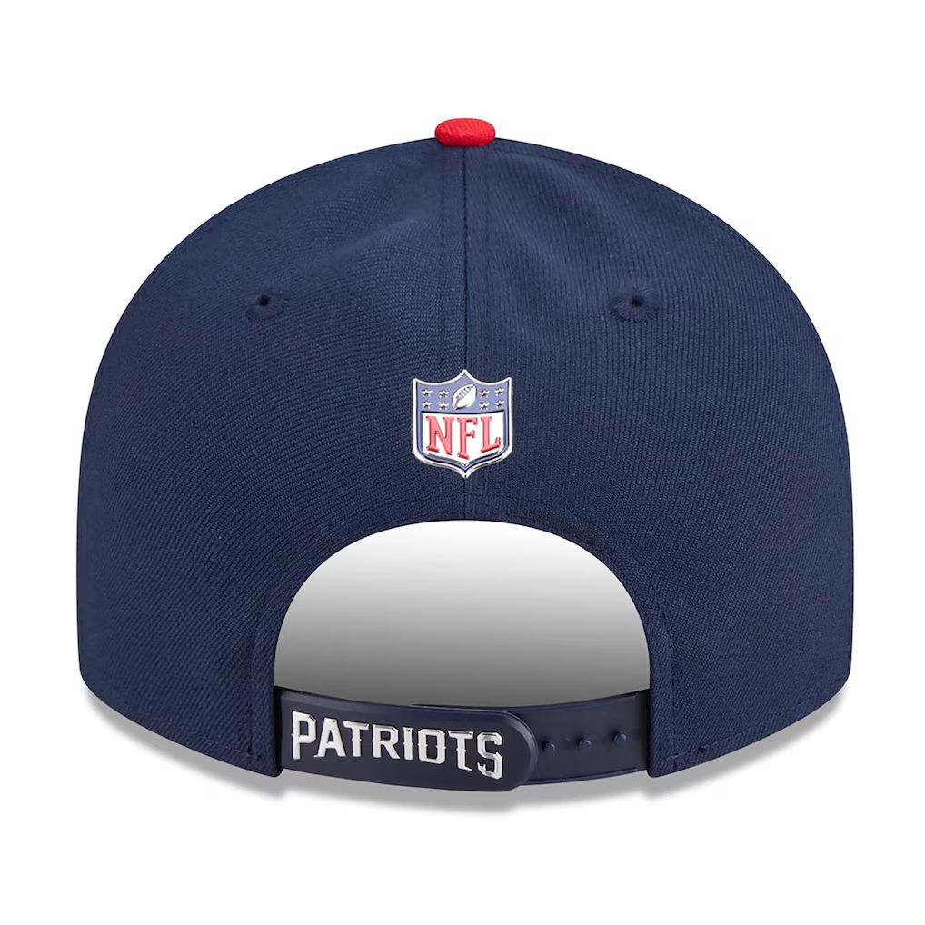 NEW ENGLAND PATRIOTS 2026 NFL DRAFT 9FIFTY SNAPBACK HAT - NAVY/RED