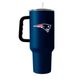 NEW ENGLAND PATRIOTS 40OZ. FLIPSIDE TRAVEL TUMBLER WITH HANDLE