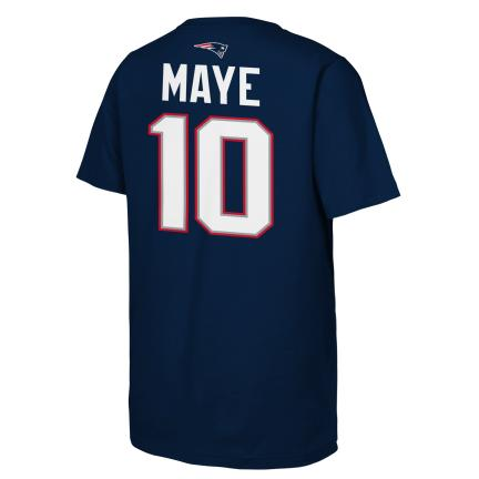 NEW ENGLAND PATRIOTS DRAKE MAYE  YOUTH OUTERSTUFF NAME NUMBER T-SHIRT - NAVY