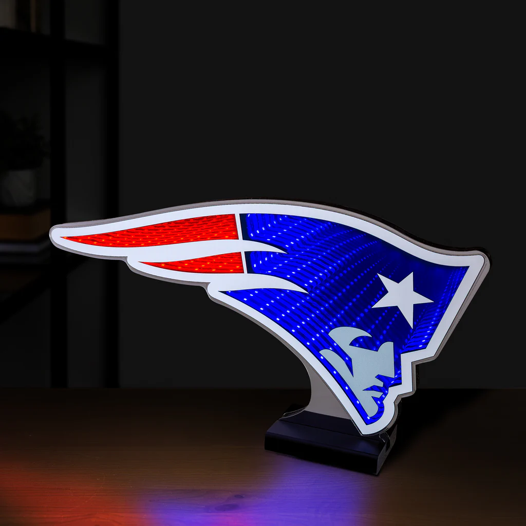 NEW ENGLAND PATRIOTS LED INFINITY LOGO LIGHT
