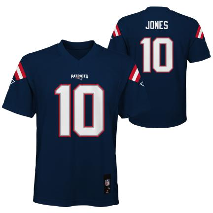 NEW ENGLAND PATRIOTS MAC JONES JERSEY DE NIVEL MEDIO JUVENIL