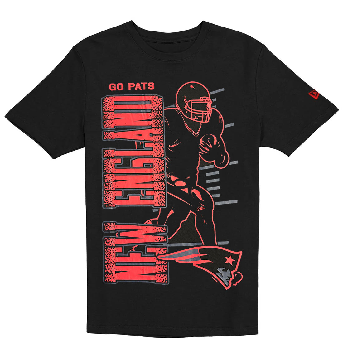 NEW ENGLAND PATRIOTS MEN'S NEW ERA 2026 NFL TRAINING CAMP T-SHIRT - BLACK