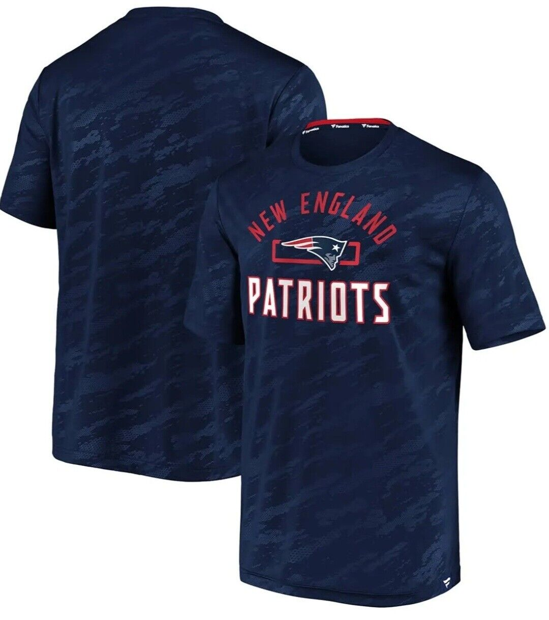 NEW ENGLAND PATRIOTS MEN'S TEAM STEALTH ARCH TEE