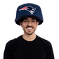 NEW ENGLAND PATRIOTS NOGGIN OVERSIZED HAT - NAVY