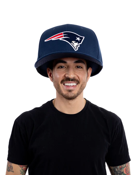 NEW ENGLAND PATRIOTS NOGGIN OVERSIZED HAT - NAVY