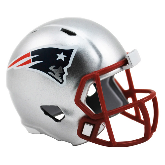 NEW ENGLAND PATRIOTS RIDDELL POCKET PRO SPEED HELMET