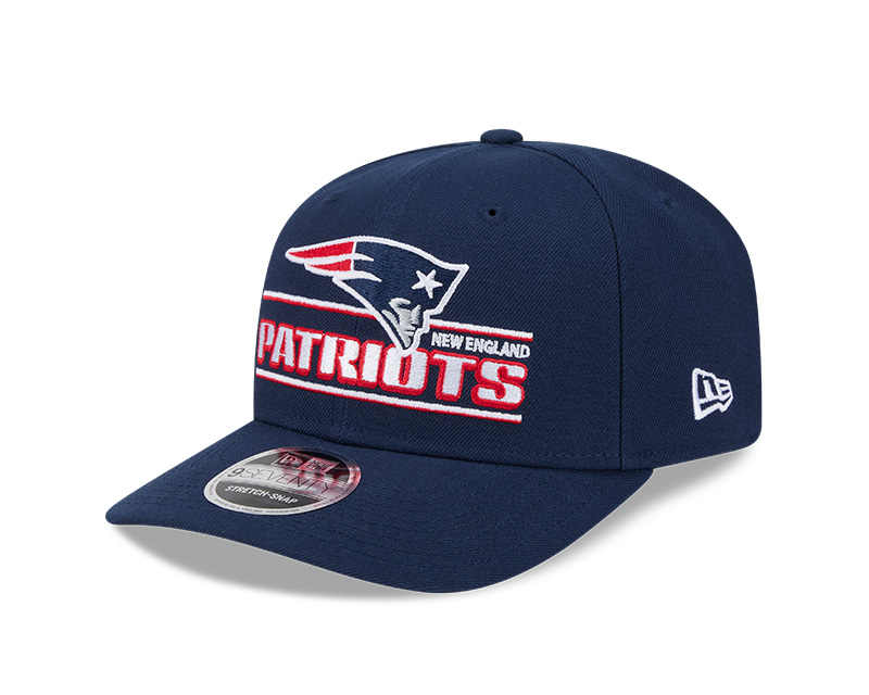 NEW ENGLAND PATRIOTS STATED 9SEVENTY STRETCH-SNAP ADJUSTABLE HAT - NAVY