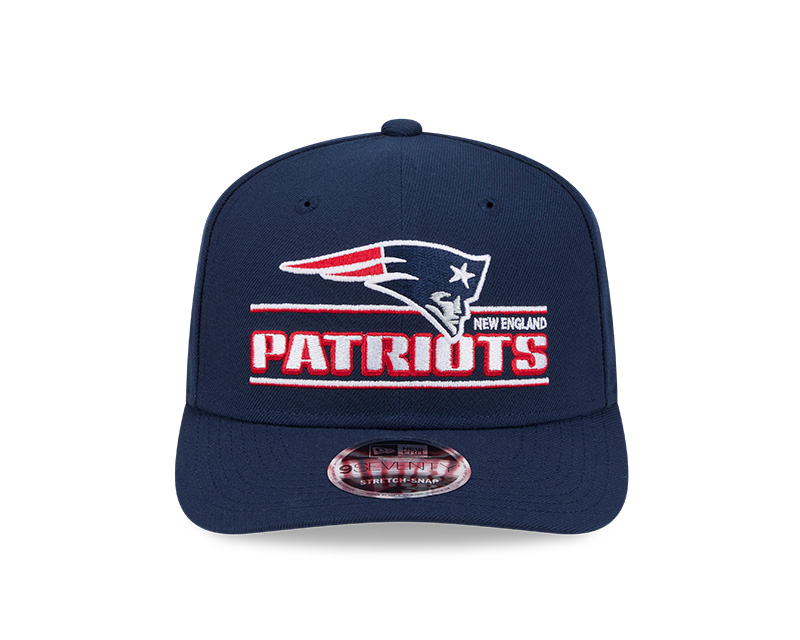NEW ENGLAND PATRIOTS STATED 9SEVENTY STRETCH-SNAP ADJUSTABLE HAT - NAVY