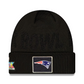 NEW ENGLAND PATRIOTS SUPER BOWL LX OPENING NIGHT CUFFED KNIT BEANIE - BLACK