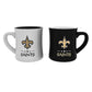 NEW ORLEANS SAINTS 10OZ CERAMIC CUP 2-PIECE SET 