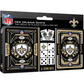 NEW ORLEANS SAINTS 2-PACK CARD AND DICE SET