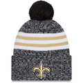 NEW ORLEANS SAINTS 2023 NFL SIDELINE CUFFED KNIT WITH POM