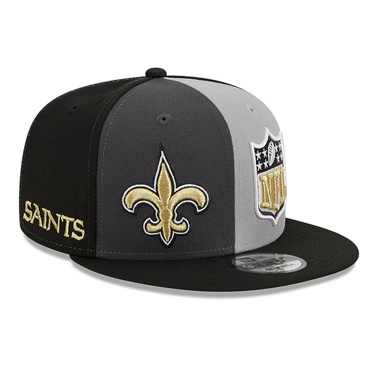 NEW ORLEANS SAINTS 2023 SIDELINE 9FIFTY SNAPBACK - SHADOW