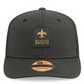 NEW ORLEANS SAINTS 2025 NFL SIDELINE 9SEVENTY STRETCH-SNAP ADJUSTABLE HAT - BLACK