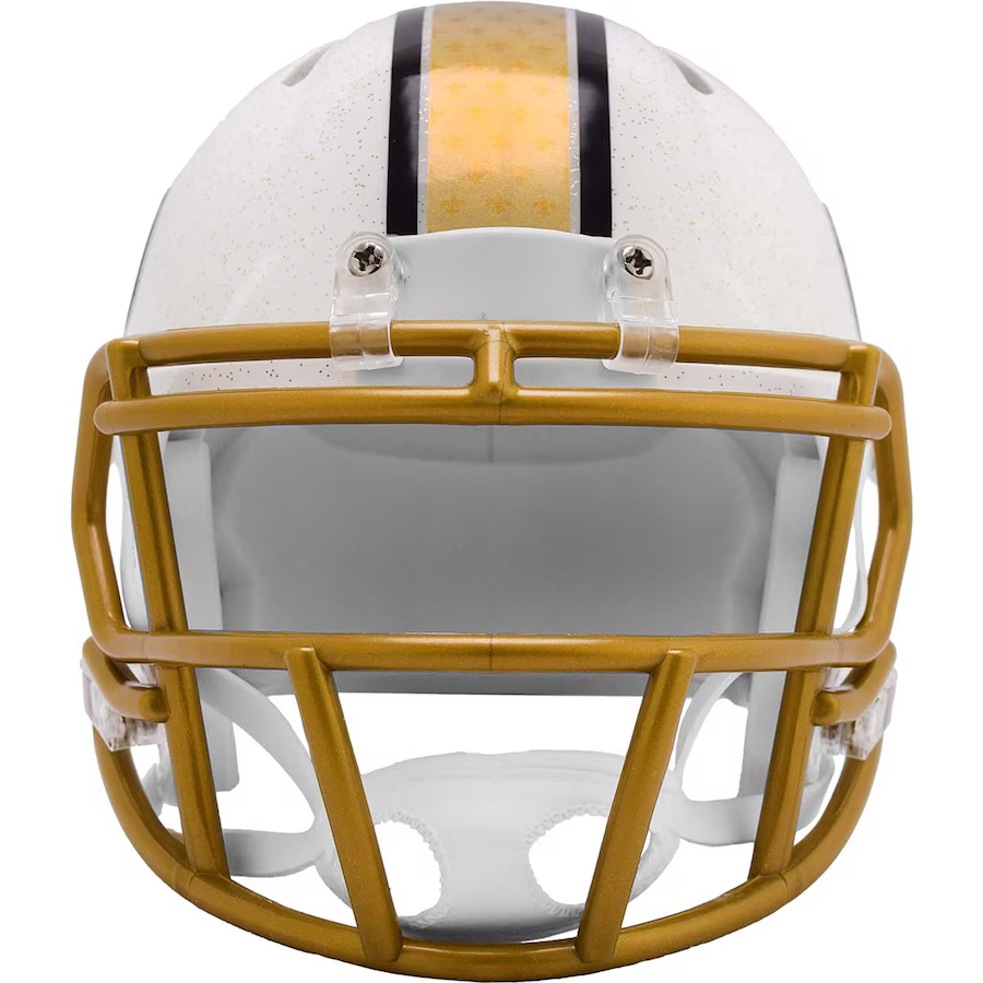 NEW ORLEANS SAINTS 2025 ON FIELD ALTERNATE RIDDELL MINI SPEED HELMET