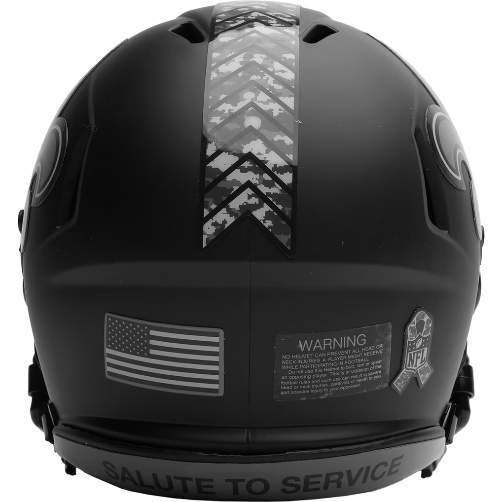 NEW ORLEANS SAINTS 2026 NFL SALUTE TO SERVICE RIDDELL SPEED MINI HELMET
