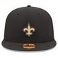 NEW ORLEANS SAINTS 2026 NFL SIDELINE 9FIFTY SNAPBACK HAT - BLACK