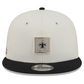 NEW ORLEANS SAINTS 2026 NFL TRAINING CAMP 9FIFTY SNAPBACK HAT - CHROME WHITE/BLACK