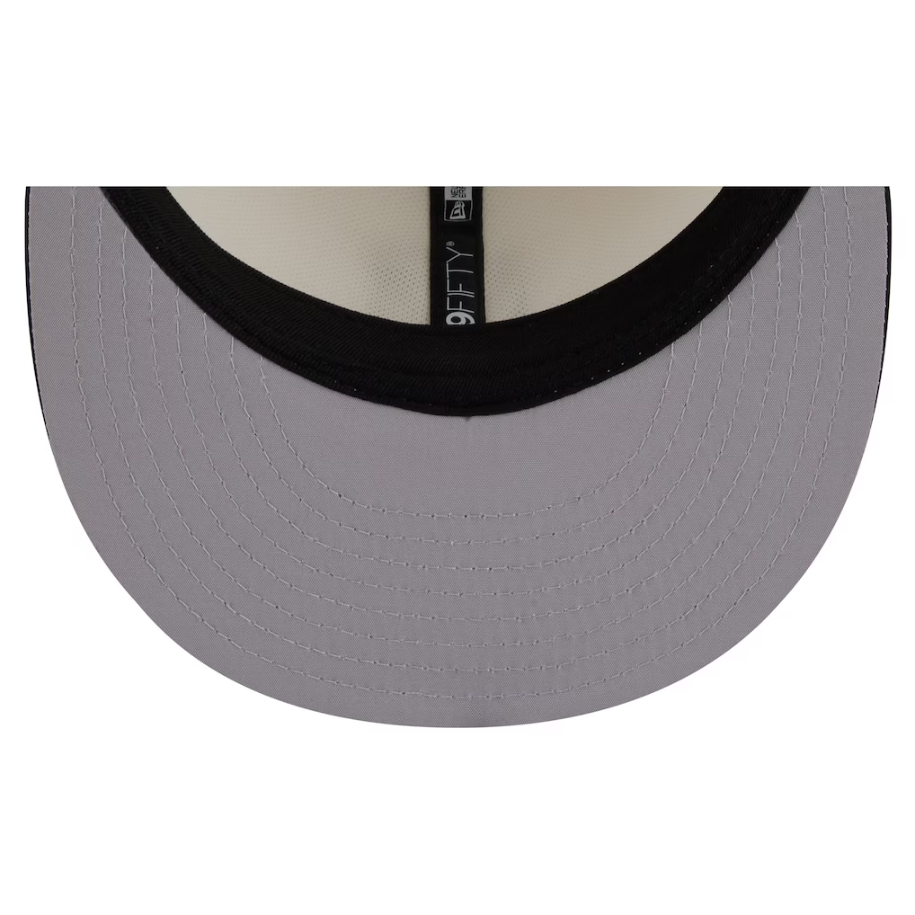 NEW ORLEANS SAINTS 2026 NFL TRAINING CAMP 9FIFTY SNAPBACK HAT - CHROME WHITE/BLACK