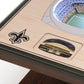 NEW ORLEANS SAINTS 25 LAYER 3D STADIUM LIGHTED END TABLE