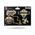NEW ORLEANS SAINTS 5-PIECE STICKER SHEET