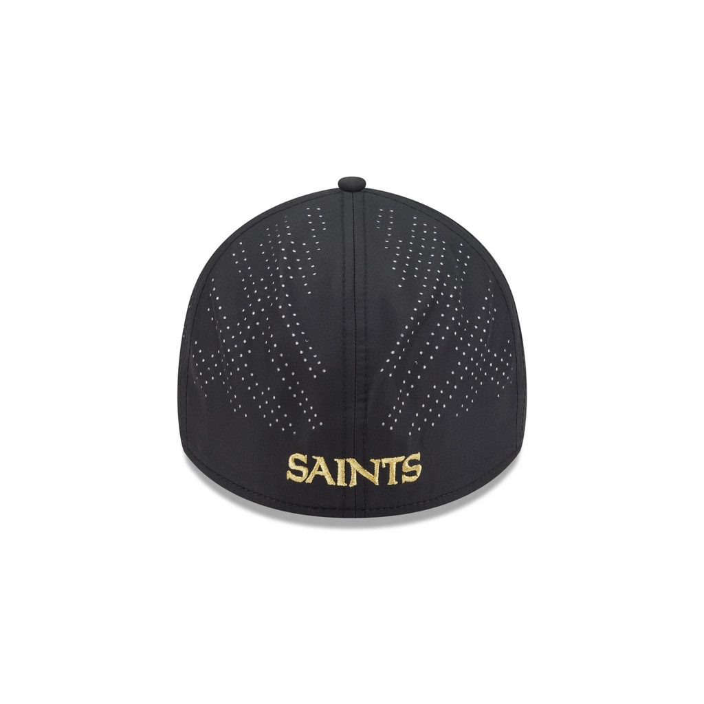 NEW ORLEANS SAINTS BLACK NIGHT 39THIRTY FLEX FIT HAT - BLACK